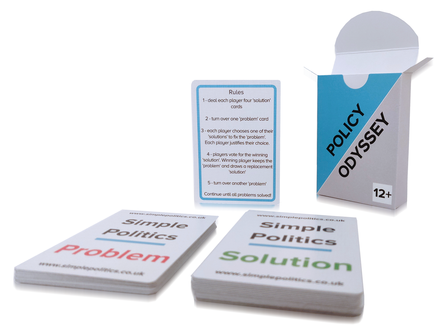 Policy Odyssey: The Original Simple Politics Card Game simple-politics